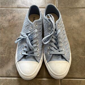 Converse Sky Blue Woven Sneakers